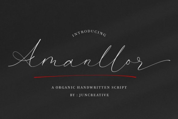 Amanllor: A Thin Script Font That Elevates Brand Design