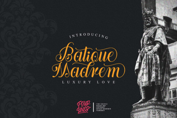 Batique Madrem Script Font for Campaign Design