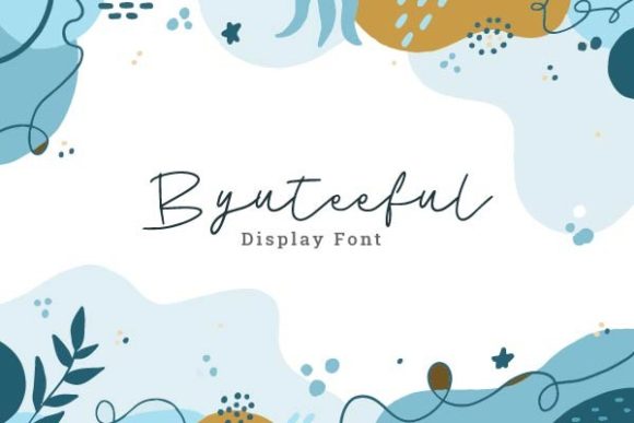 Byuteeful: A Handwritten Font for Editorial Design