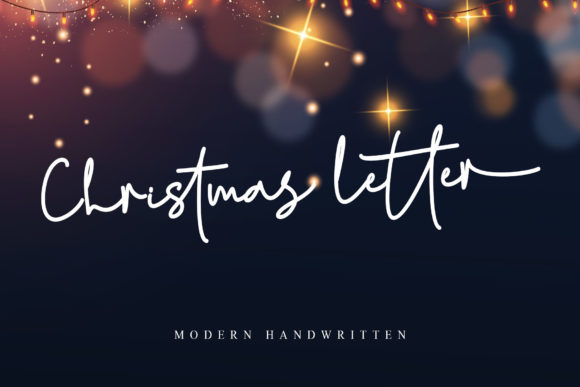 Christmas Letter Font: A Graceful Script for Branding