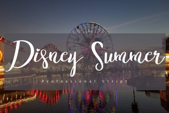 Disney Summer: A Script Font That Brings Warmth to Branding Projects