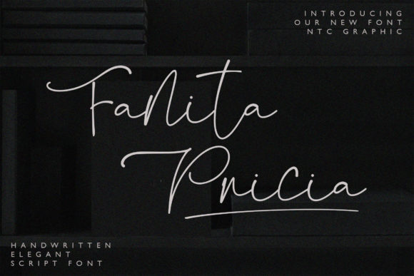 Fanita Pricia: A Web Designer’s Review of This Elegant Script Font