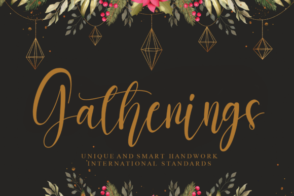 Gatherings Font Review: A Cursive Script Font Built for Brand Storytelling
