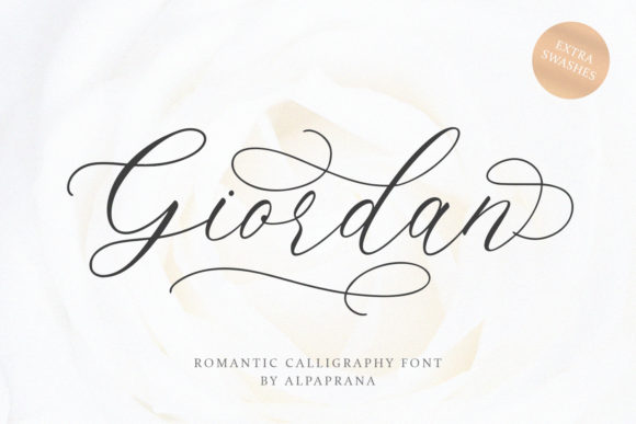 Giordan: A Delicate Script Font for Your Brand Identity