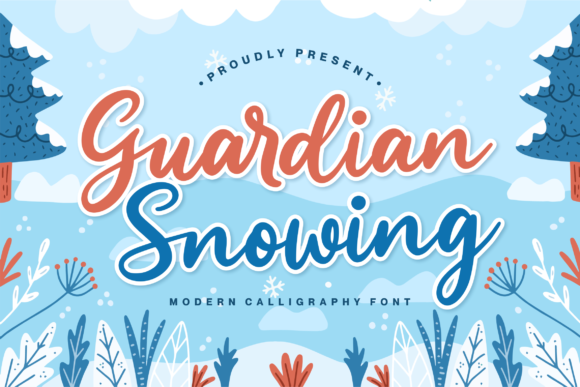 Guardian Snowing: A Script Font That Elevates Small Business Branding