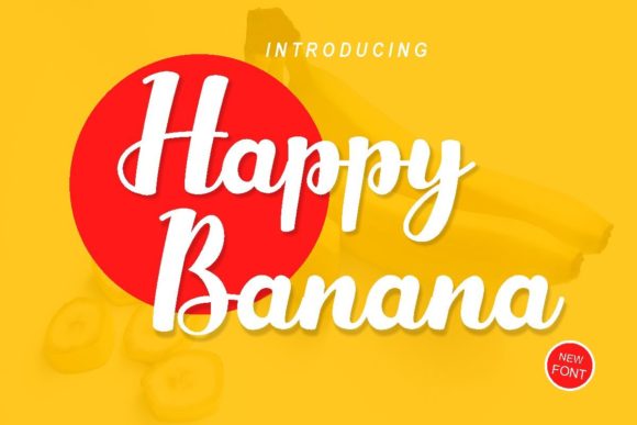 Happy Banana: The Chic Script Font Your Craft Business Needs