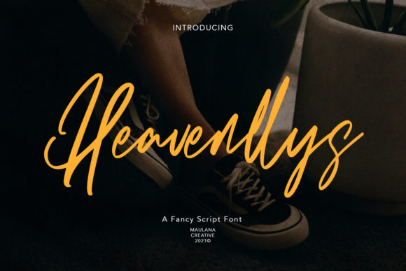 Heavenllys: An Elegant Script Font for Modern Web Design