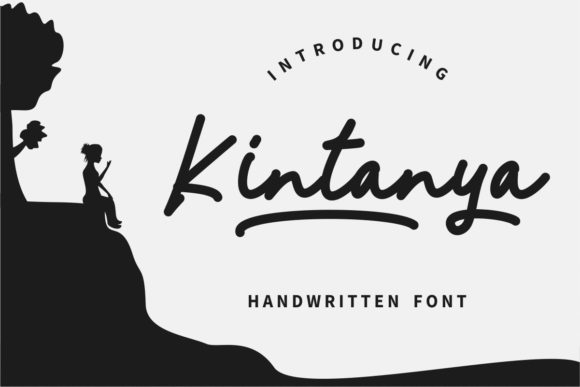 Kintanya Handwritten Font for Crafters and Product Makers