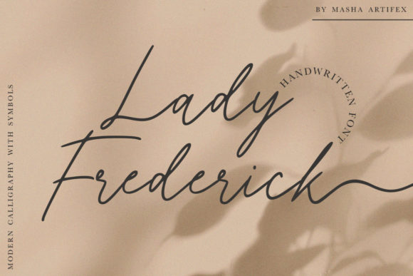 Lady Frederick: A Graceful Script Font for Small Business Branding