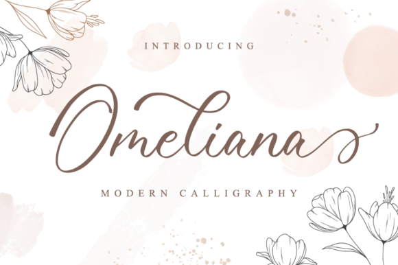 Omeliana: A Handwritten Font for Web Design
