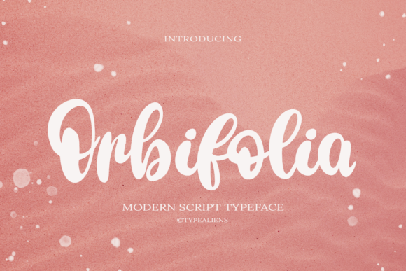 Orbifolia: A Script Font That Elevates Small Business Branding