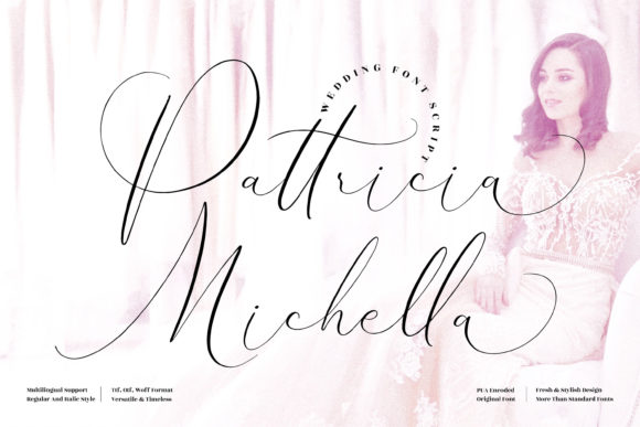 Pattricia Michella: A Romantic Script Font for Campaign Designers