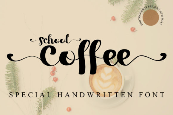 School Coffee: A Handwritten Font Built for Campaign Design