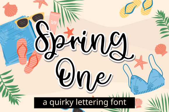 Spring One Font: A Handwritten Typeface for Brand Campaigns