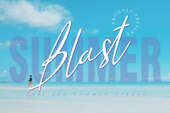 Summer Blast: A Handwritten Font for Scroll-Stopping Campaigns