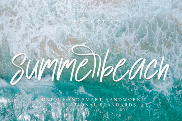 Summerbeach: An Elegant Handwritten Font for Campaign Designers