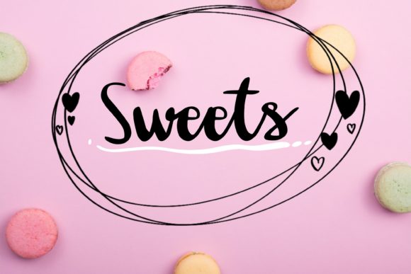 Sweets Font Review: A Script Typeface Built for Campaign Visuals