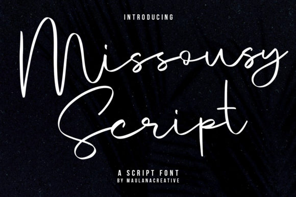 Testing Missousy: A Delicate Script Font for Real Branding Work
