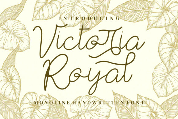Victoria Royal: A Refined Script Font for Modern Branding
