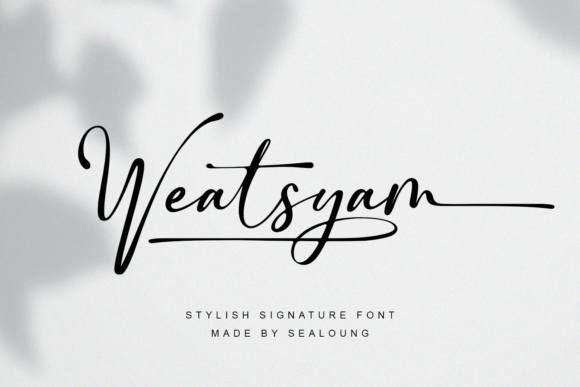 Weatsyam Handwritten Font Review: A Designer’s Take on This Elegant Script