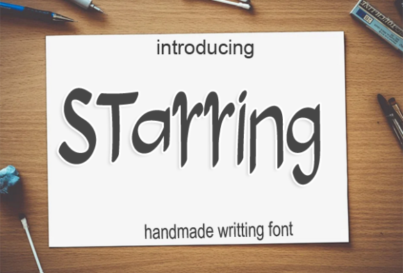 Why Starring Became My Go-To Handwritten Font for Branding