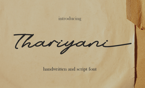 Why Thariyani Script Font Deserves a Spot in Your Brand Toolkit